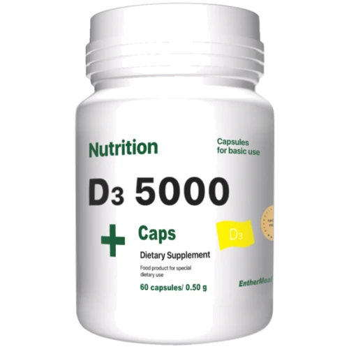 EntherMeal D3 5000 60 Capsules