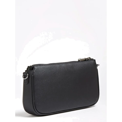 Жіноча сумка крос боді Guess Mika Double Pouch Crossbody темно-сіра (HWSM7967700-COA): Стать жіночий