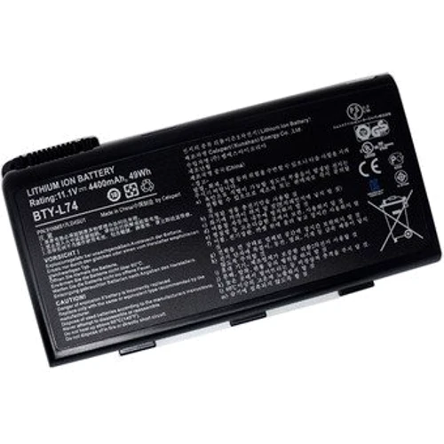 Батарея для ноутбука Акумулятор POWERPLANT MSI A6200 / 11,1V / 4400mAh (NB00000134)