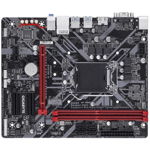 GIGABYTE B365M H: Оперативная память 2xDDR4 2666, до 32 ГБ