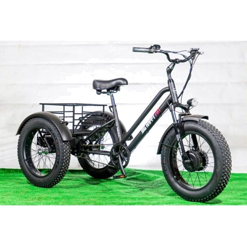 Електровелосипед VEGA BIG HAPPY FAT 500 чорний: Розмір 184x80x119.5 см