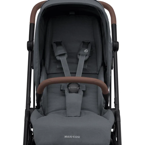 Прогулянкова коляска Maxi-Cosi Leona2 Luxe Twillic Graphite (1204204110): Ширина шасі 46 см