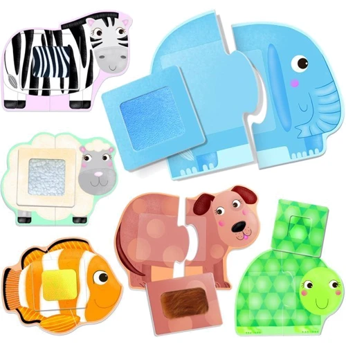 Тактильна гра-пазл Headu Монтессорі Тварини (IT20188)