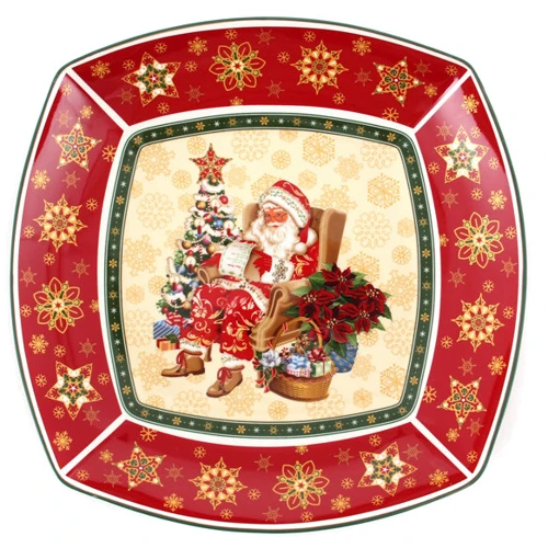 Салатник Lefard Christmas Collection 33х33х5 см (986-080)