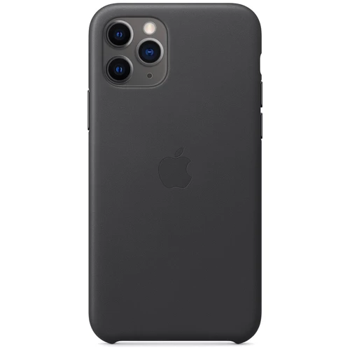 Чохол для iPhone Apple Leather Case Black (MX0E2) for iPhone 11 Pro Max: Колір чорний