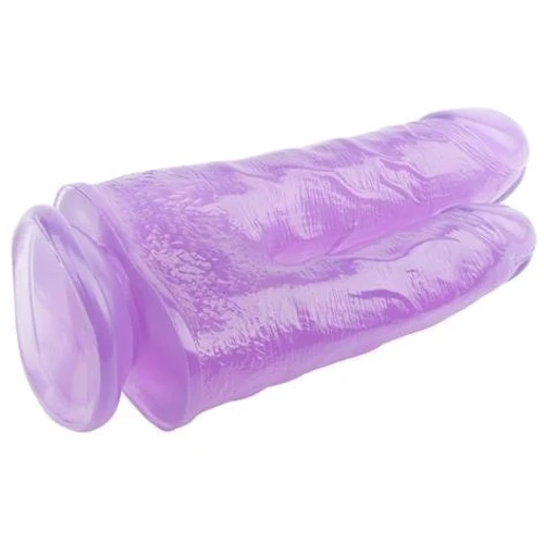 Двойной фаллоимитатор Hi-Rubber Born To Create Pleasure 7.9" Purple