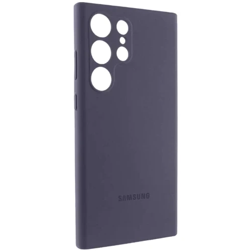 Чехол для телефонов Lakshmi Premium Silicone Case with Logo Full Camera Dark Gray for Samsung S928 Galaxy S24 Ultra: Тип накладка на заднюю часть