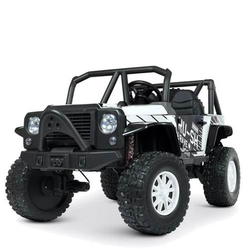 Дитячий електромобіль Джип Bambi Racer, білий (M 4878EBLR-1(24V))