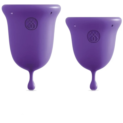 Набір менструальних чаш Jimmyjane Menstrual Cups, 14 мл і 21 мл, фіолетовий: Тип набір
