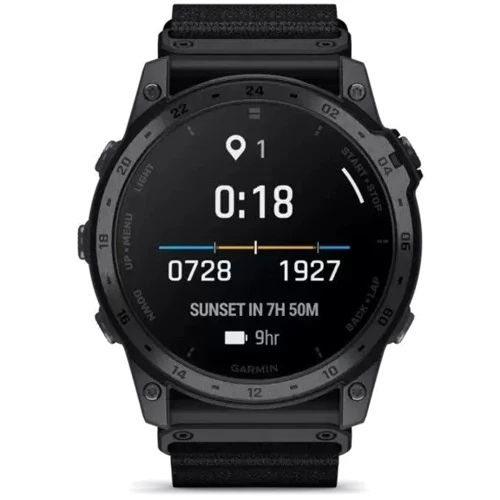 Смарт-часы Garmin Tactix 7 Amoled Edition Nylon Band (010-02931-01): Особенности Бесконтактная оплата, С большой автономностью, Противоударные, Водонепроницаемые, Компас, Металличес