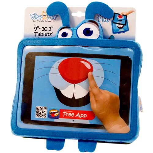 Мягкая игрушка КРОЛИК ХОППИ, чехол для планшетов 9 – 10,1 дюймов, синяя, (в блистере)