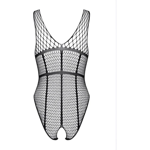 Сексуальный боди с пикантным вырезом Obsessive B117 black S/M/L