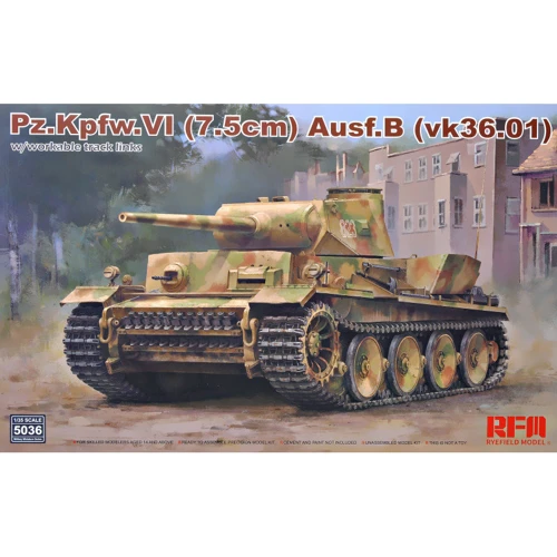 Немецкий танк Pz.kpfw.VI Ausf.b (vk36.01) с рабочими катками