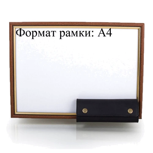 Чоловіча ключниця DNK Leather чорна (DNK-Keys-Lcol-J): Формат гаманця вертикальний
