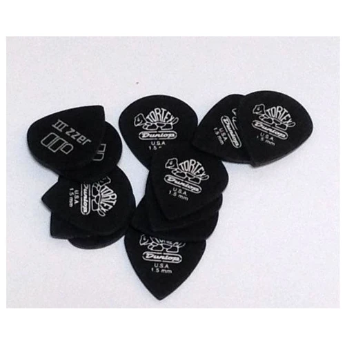 Медиатор Набор медиаторов DUNLOP 482P1.50 TORTEX PITCH BLACK JAZZ PLAYERS PACK 1.50: Тип Медиатор