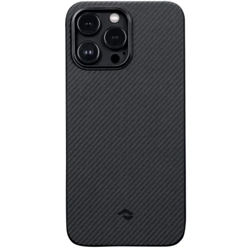 Чохол для iPhone Pitaka MagEZ Case 3 Twill 600D Black/Grey (KI1401PMA) для iPhone 14 Pro Max