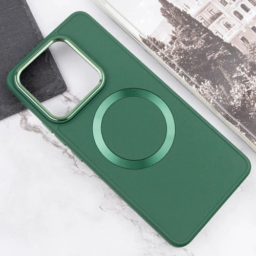 Аксессуар для смартфона TPU Case Bonbon Metal Style with MagSafe Army Green for Xiaomi 13 Pro: Материал TPU (термополиуретан)