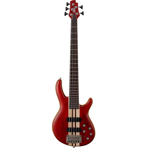 Бас-гитара CORT A5 Plus FMMH (Open Pore Black Cherry)