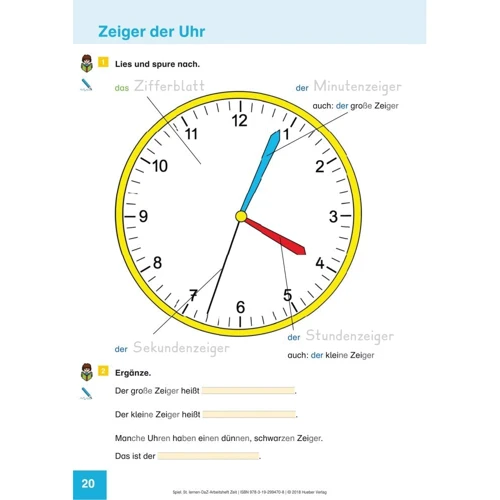 Spielerisch Deutsch lernen: DaZ-Arbeitsheft Zeit: Monate, Jahreszeiten, Uhrzeit: ISBN 9783192994708,