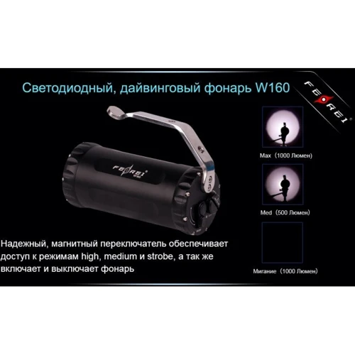 Фонарь туристический Ferei W160 T6 фото 13