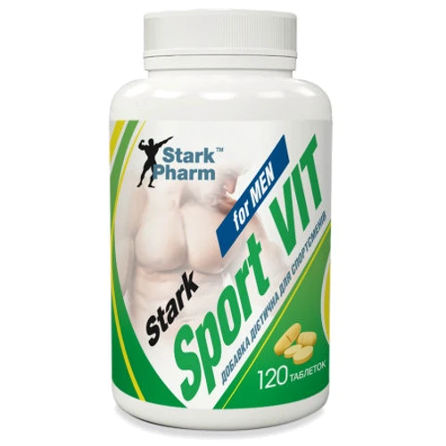 Stark Pharm Sport Vit for Men 120 tabs: Форма випуску таблетки
