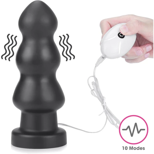 Анальная пробка с вибрацией Lovetoy Vibrating Anal Rigger 7.8" King Sized