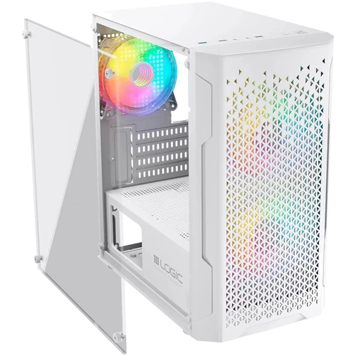 Корпус Logic concept ARAMIS MESH+GLASS ARGB fans 3x120mm WHITE (AM-ARAMIS-20-0000000-0002) фото 7