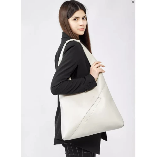 Женская сумка хобо Sambag HOBO M серый шёлк (53200030): Пол Женский