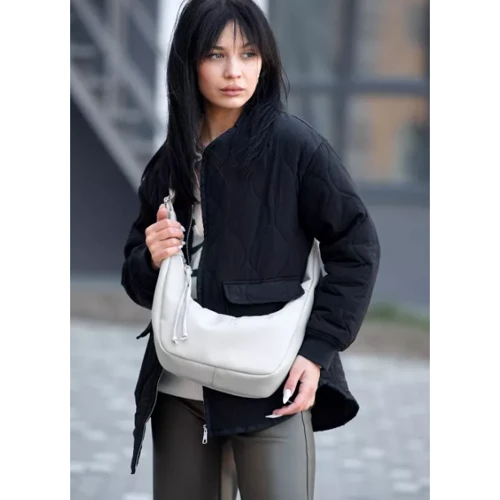 Женская сумка хобо Sambag HOBO S серый шёлк (53100030): Тип Сумки