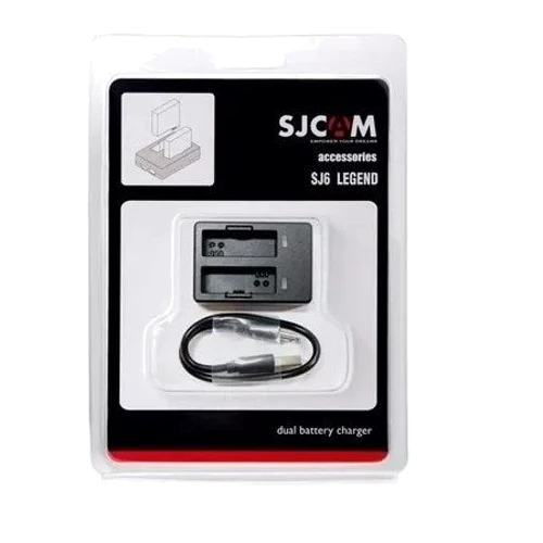 Двойное зарядное SJCAM Dual-slot Battery Charger for SJ6