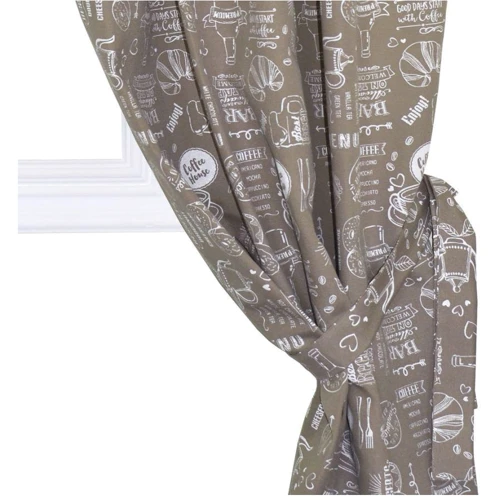 Комплект штор Прованс Breakfast beige 136х170 см (11139)