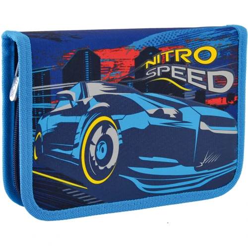 Пенал твердый одинарный с клапаном YES HP-03 "Nitro Speed" (532149)