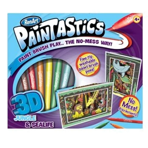 Paintastics Набор 3Д Джунгли/Жизнь в океане (6 фл.) (PT3101): Производитель Paintastics