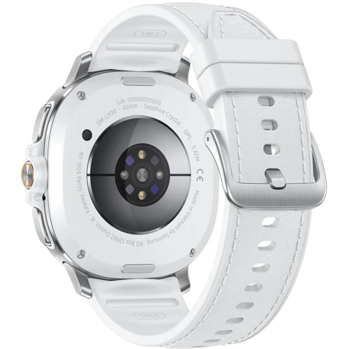 Смарт-годинник Samsung Galaxy Watch 8 Classic 46mm White (SM-L500NZWA) (UA): Матеріал корпуса нержавіюча сталь