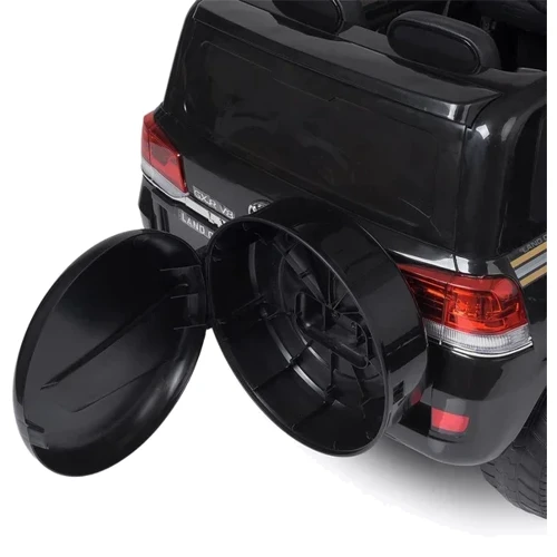 Дитячий електромобіль Bambi Racer Toyota Land Cruiser 200, чорний (JJ2022EBLR-2): Матеріал коліс EVA