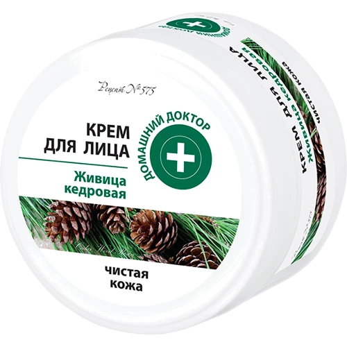 Домашний Доктор Крем для лица живица кедровая 100 ml