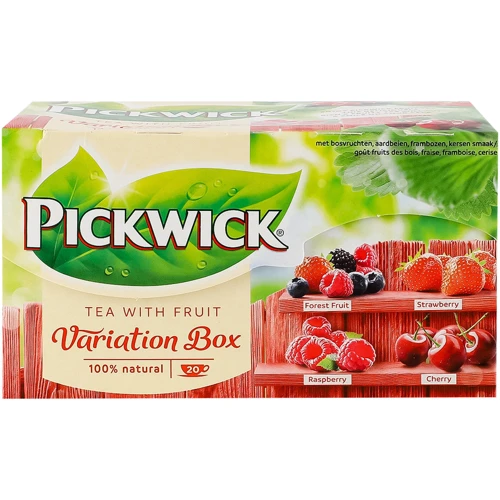 Чай Pickwick чорний асорті Лісові ягоди Вишня 20х1.5 г (8711000684047)