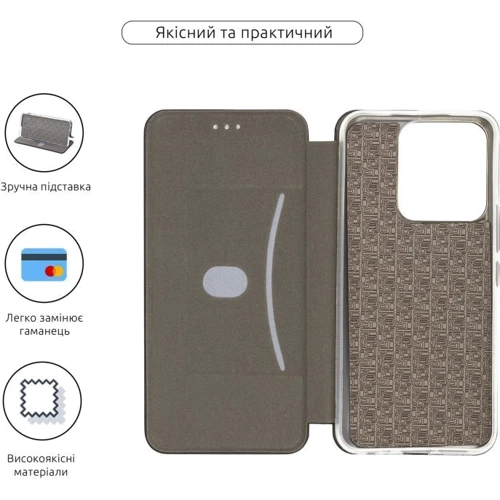 Чехол для телефонов ArmorStandart G-Case Black for Tecno Spark Go 2022 (KG5) (ARM72416): Тип чехол-книжка