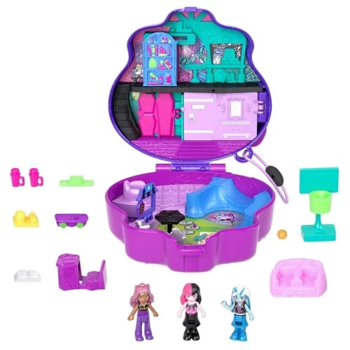 Ігровий набір Polly Pocket Кишеньковий світ Monster High (HVV58)