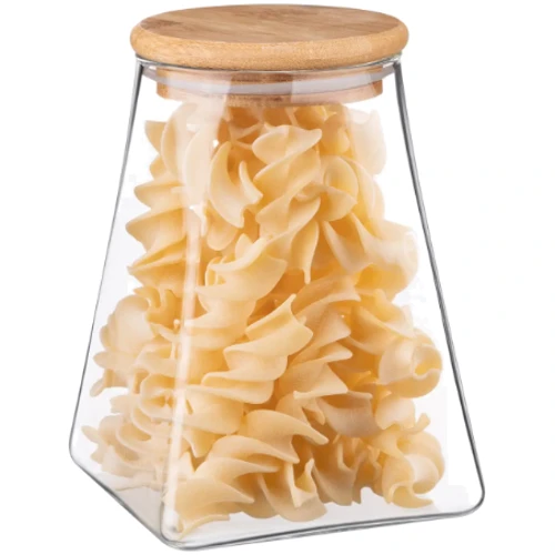 Банка для сыпучих продуктов Ardesto Fresh 910 мл конус 3 шт. (AR1391BLC_le)