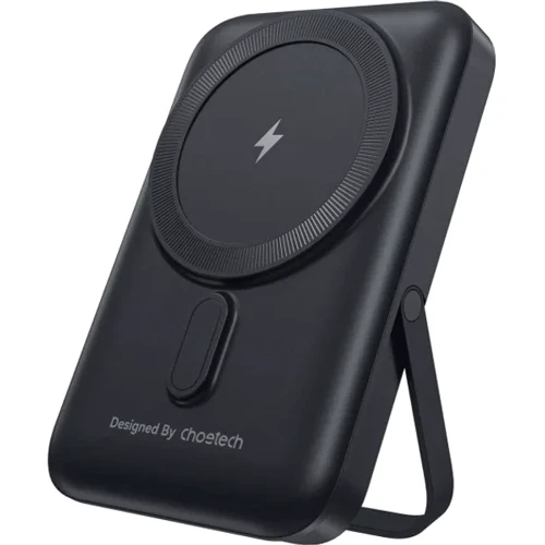 Внешний аккумулятор Choetech Power Bank 10000mAh Magnetic Wireless 20W Black (B743-CCBK)