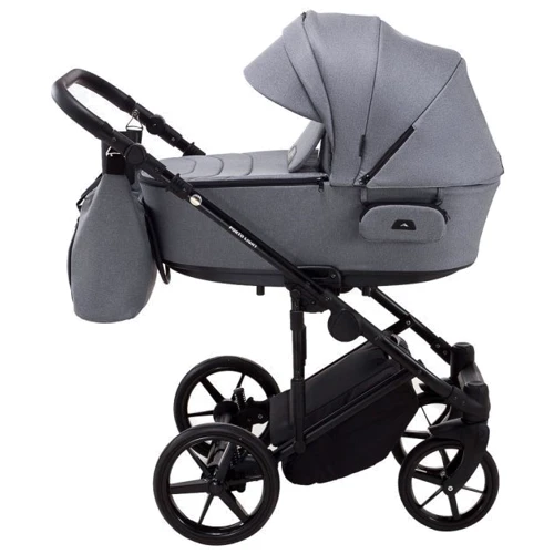 Коляска 2 в 1 Adamex Porto Light Tip TK-60 Темно-сірий (625703): Можливість встановлення люльки есть