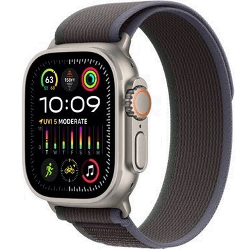Apple Watch Ultra 2 GPS + Cellular 49mm Titanium Case with Blue/Black Trail Loop - M/L (MRF63) Approved Витринный образец