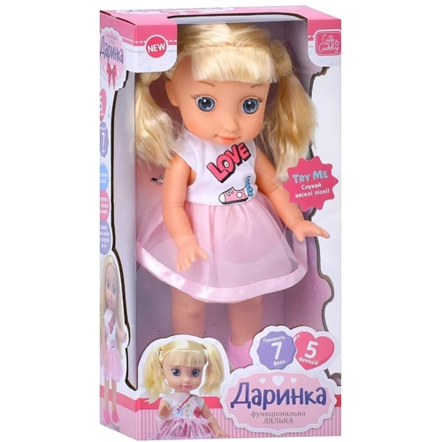 Кукла функциональная Limo Toy Даринка 38 см говорит и поет (M 5958 I UA): Возраст от 3 лет