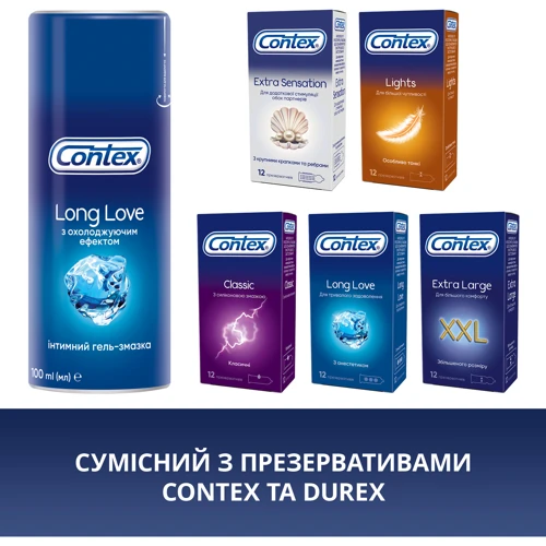 Интимный гель-смазка CONTEX Long Love 100 мл