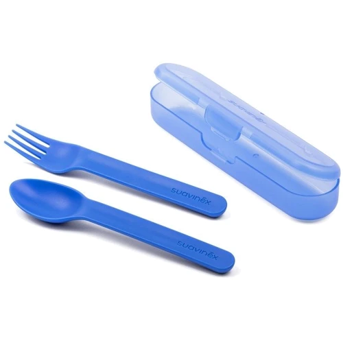 Набор столовых приборов Suavinex, синий (400777): Тип Набор