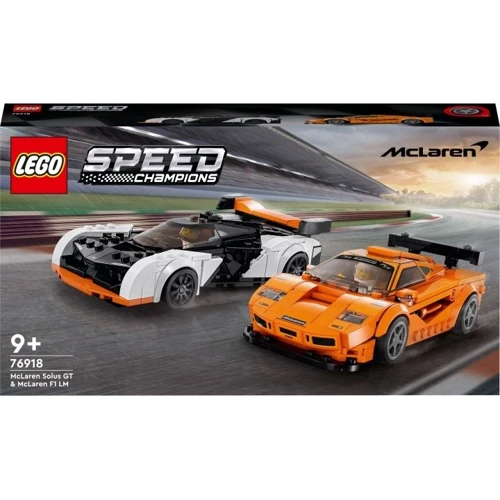 Конструктор LEGO Speed Champions McLaren Solus GT і McLaren F1 LM 581 деталь (76918)