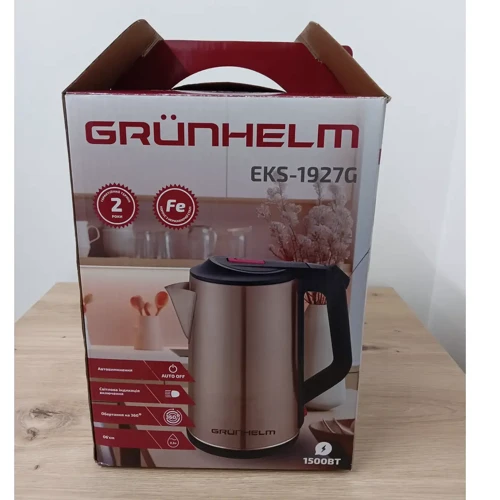 Электрочайник Grunhelm EKS-1927G: Мощность, Вт 1500