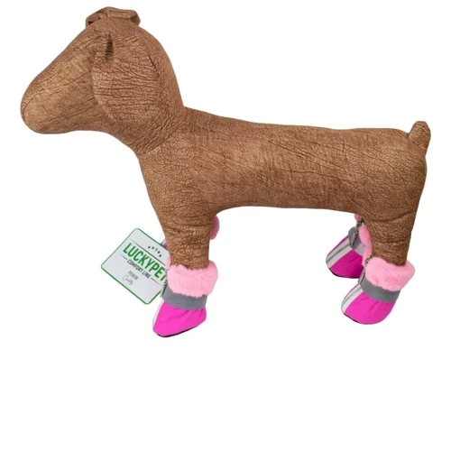 Ботинки Lucky Pet Кроха 0 розовый 3.5x5x9 см (218311): Размер животного Маленькие