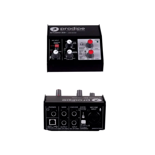 Аудиоинтерфейс Prodipe Studio 22+: Интерфейсы USB